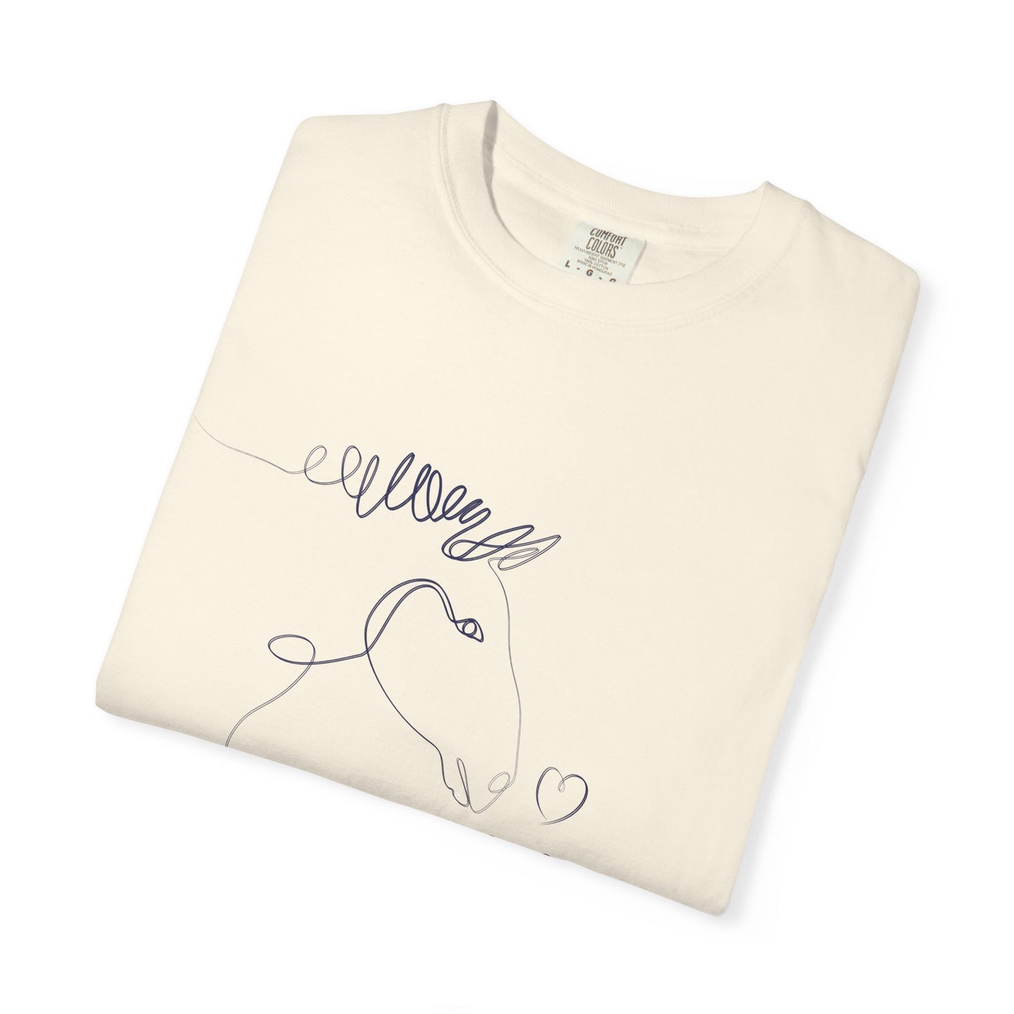 🐴 “Horse Love” Unisex Garment-Dyed T-Shirt – TAN113