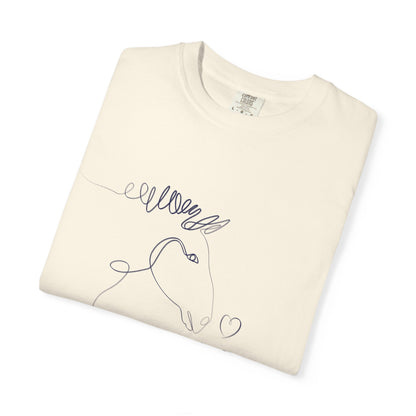 🐴 “Horse Love” Unisex Garment-Dyed T-Shirt – TAN113