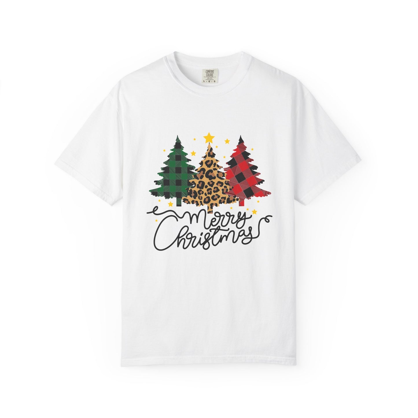 🎄 “Merry Christmas” Unisex Garment-Dyed T-Shirt - TC103