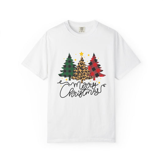 🎄 “Merry Christmas” Unisex Garment-Dyed T-Shirt - TC103