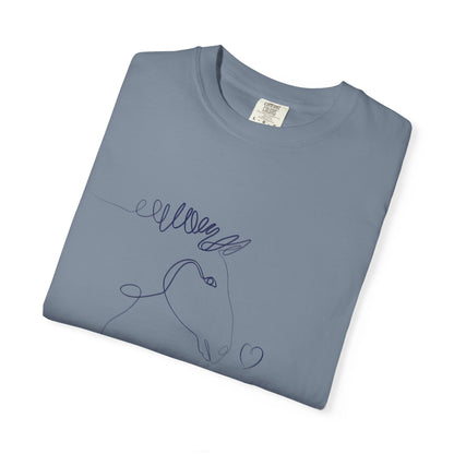 🐴 “Horse Love” Unisex Garment-Dyed T-Shirt – TAN113
