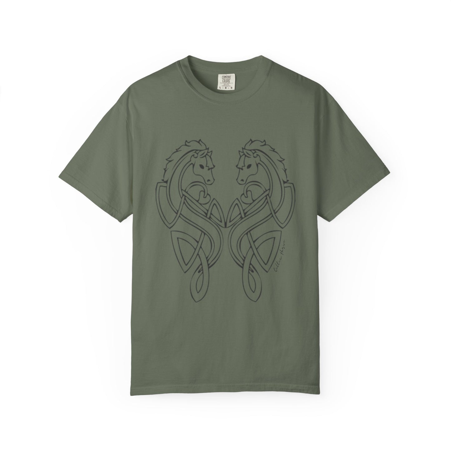 Celtic Horse Unisex Garment-Dyed T-Shirt -TCE103