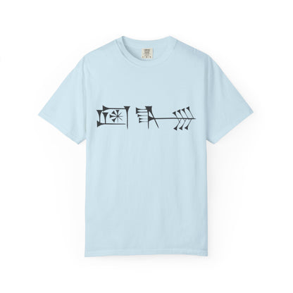 Ancient Cuneiform “Liberty” Unisex Garment-Dyed T-Shirt -TAN102