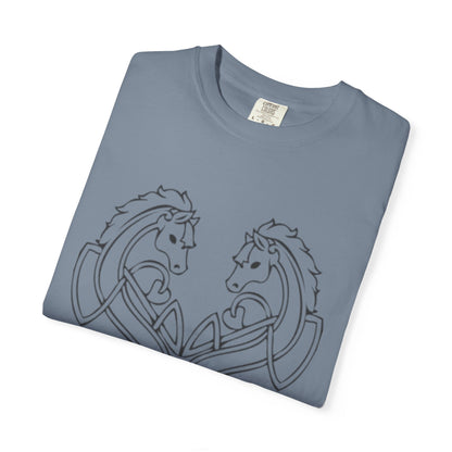 Celtic Horse Unisex Garment-Dyed T-Shirt -TCE103