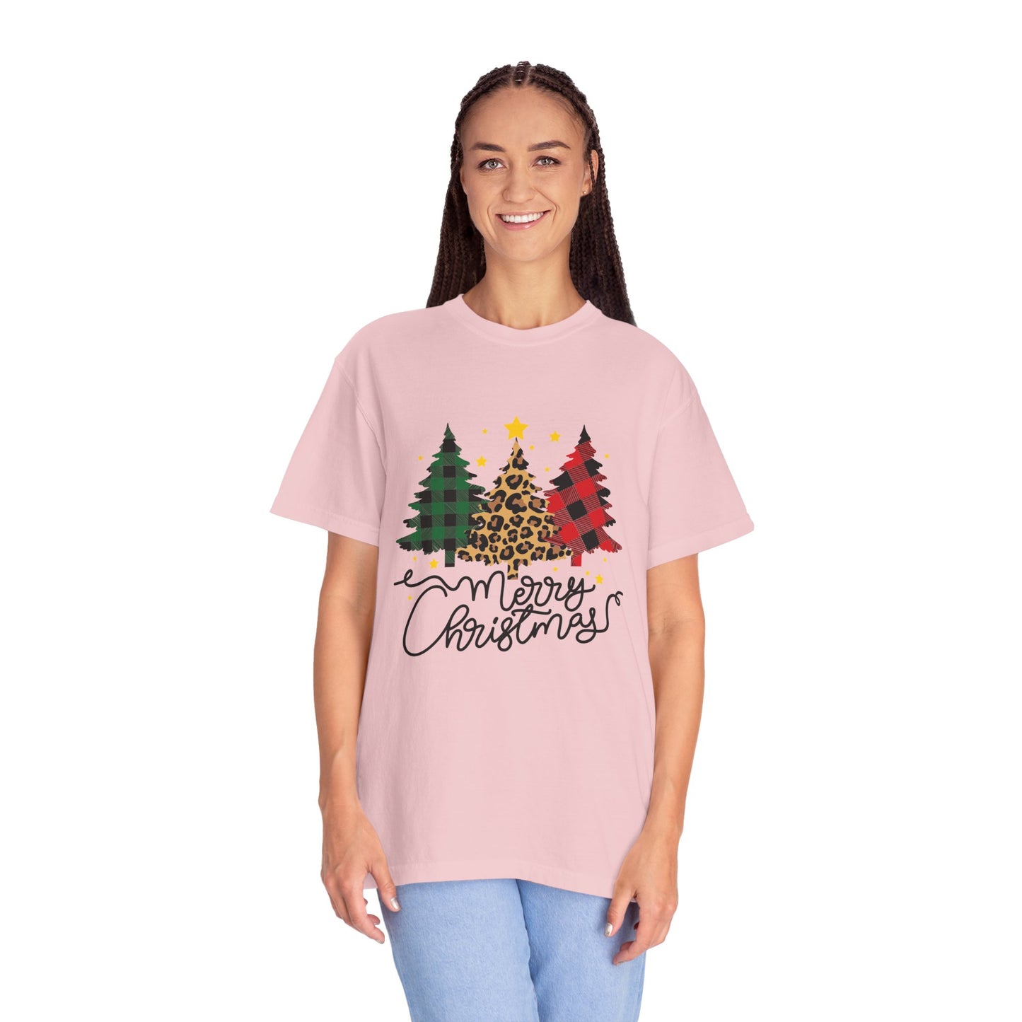 🎄 “Merry Christmas” Unisex Garment-Dyed T-Shirt - TC103