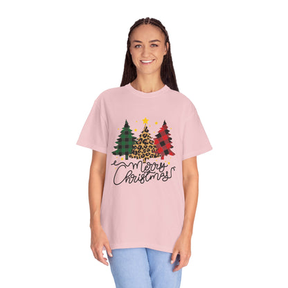 🎄 “Merry Christmas” Unisex Garment-Dyed T-Shirt - TC103
