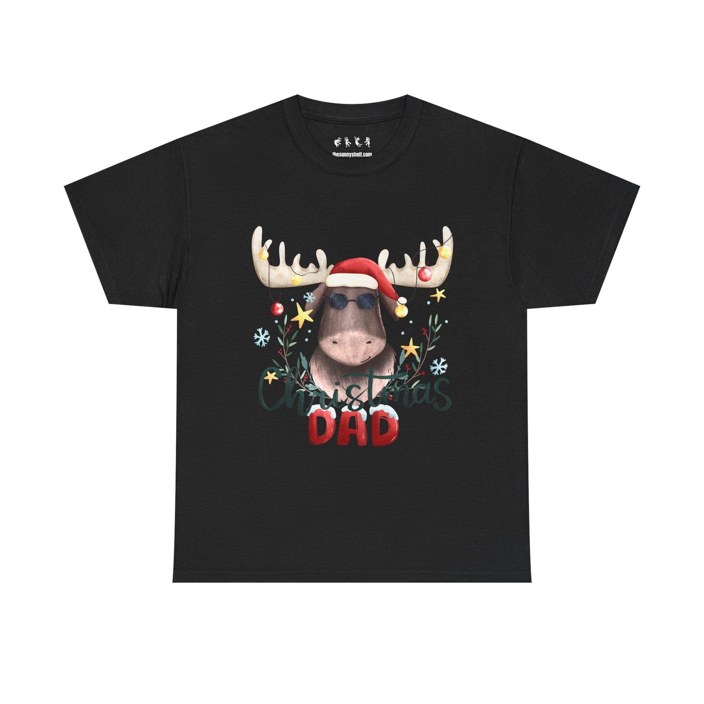"Funny Christmas Dad" Unisex Heavy Cotton T-Shirt -TC402