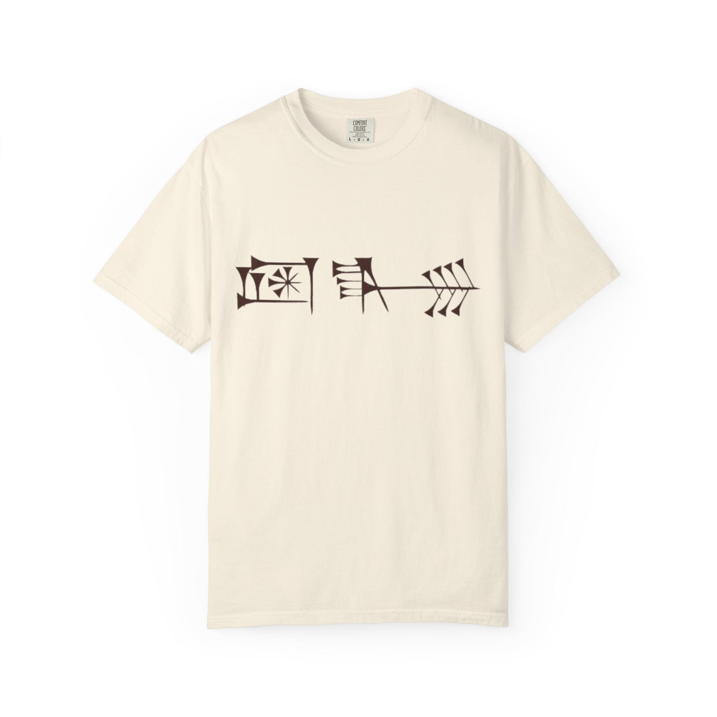 Ancient Cuneiform “Liberty” Unisex Garment-Dyed T-Shirt -TAN102