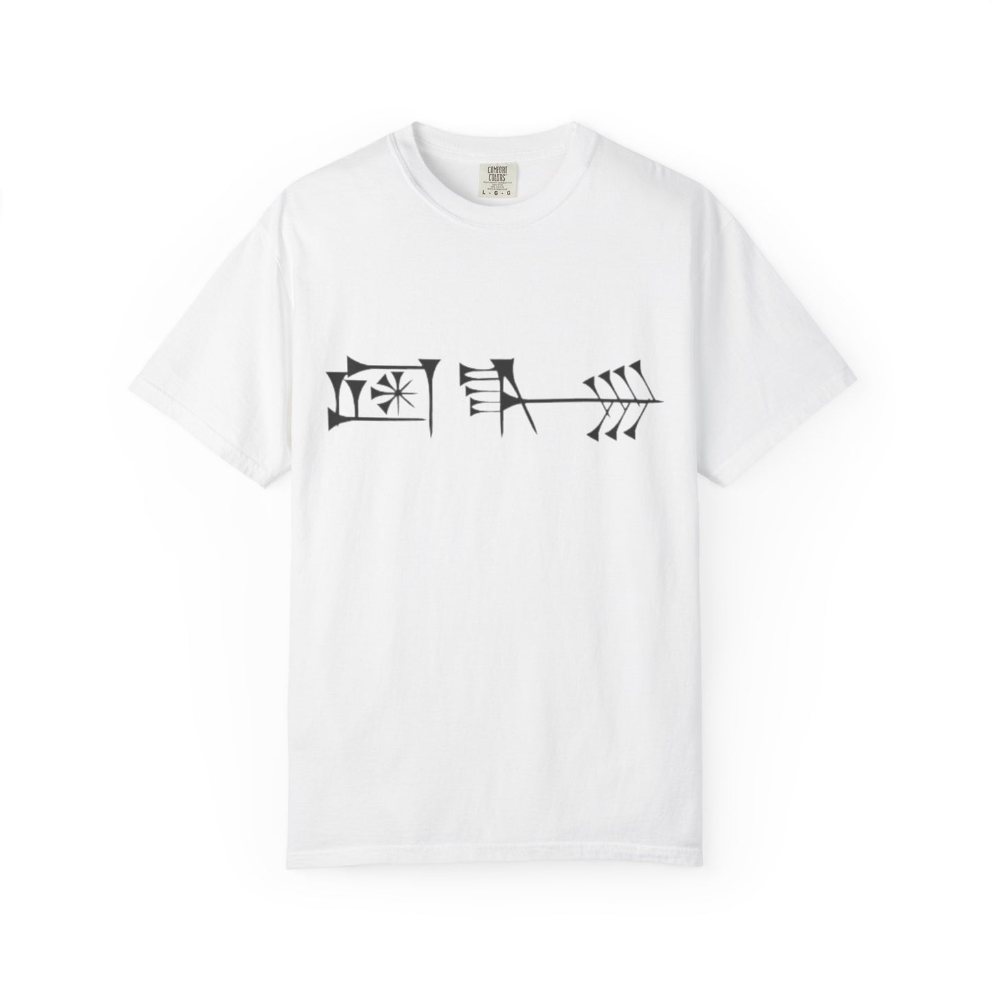 Ancient Cuneiform “Liberty” Unisex Garment-Dyed T-Shirt -TAN102