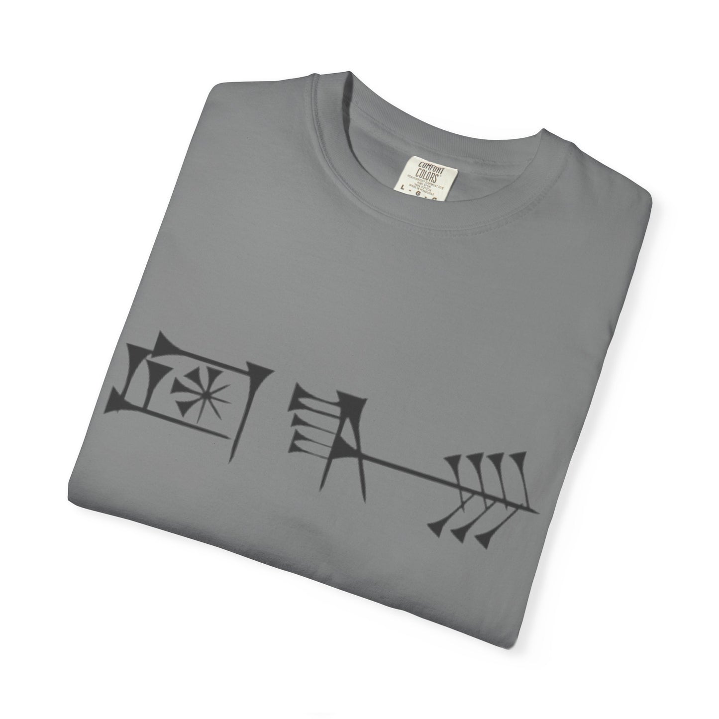 Ancient Cuneiform “Liberty” Unisex Garment-Dyed T-Shirt -TAN102